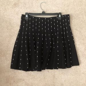 Black and white skirt